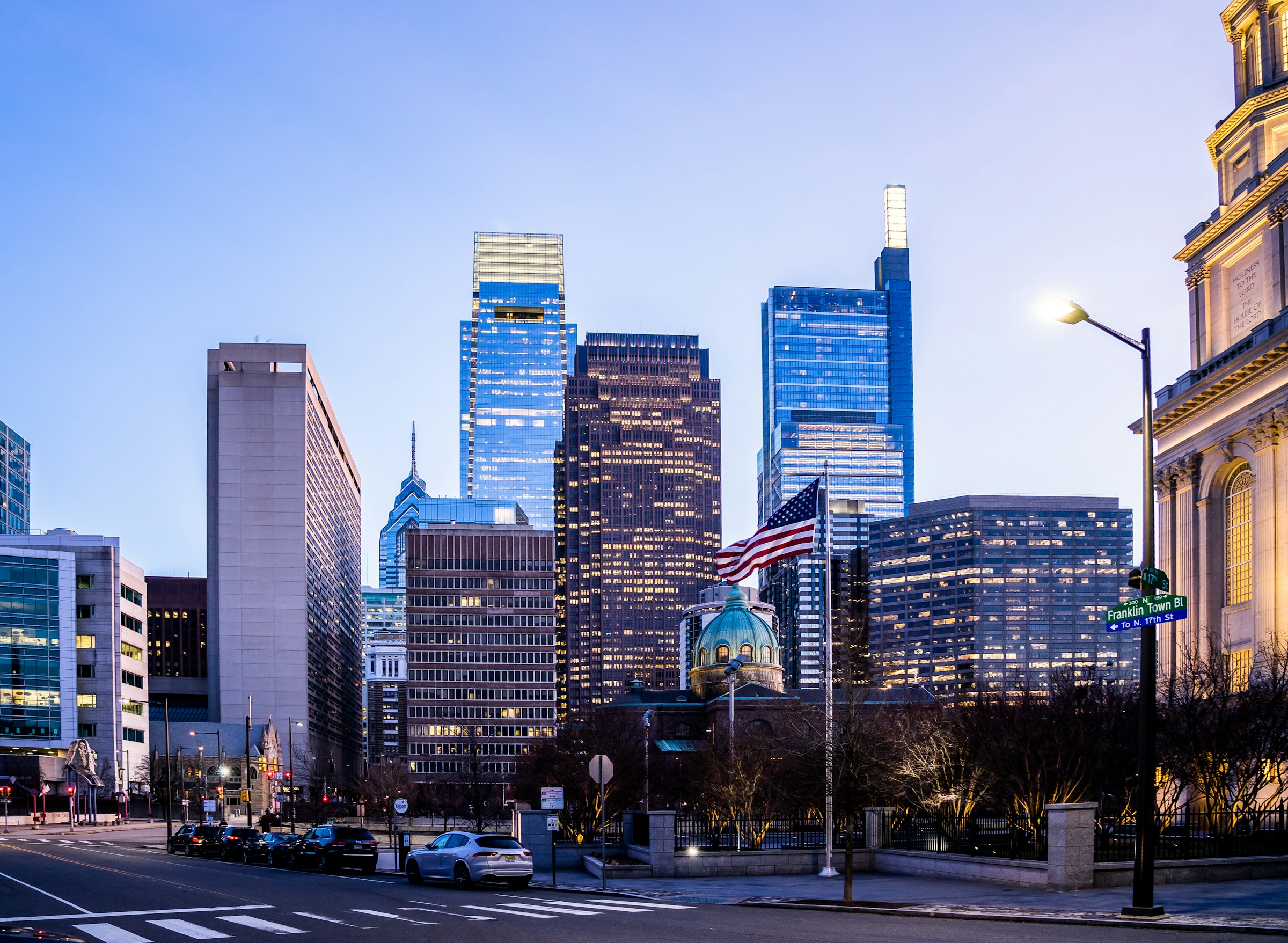 Philadelphia city skyline